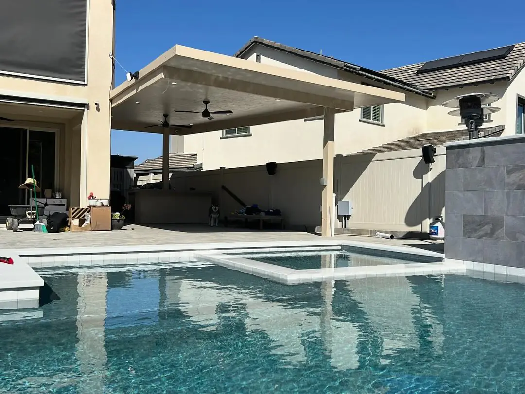 Cantilever patio builder