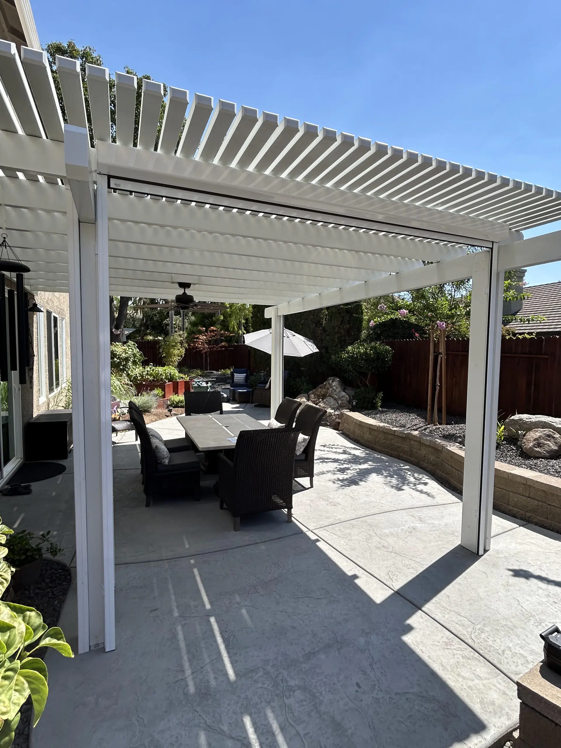 Lattice patio covers