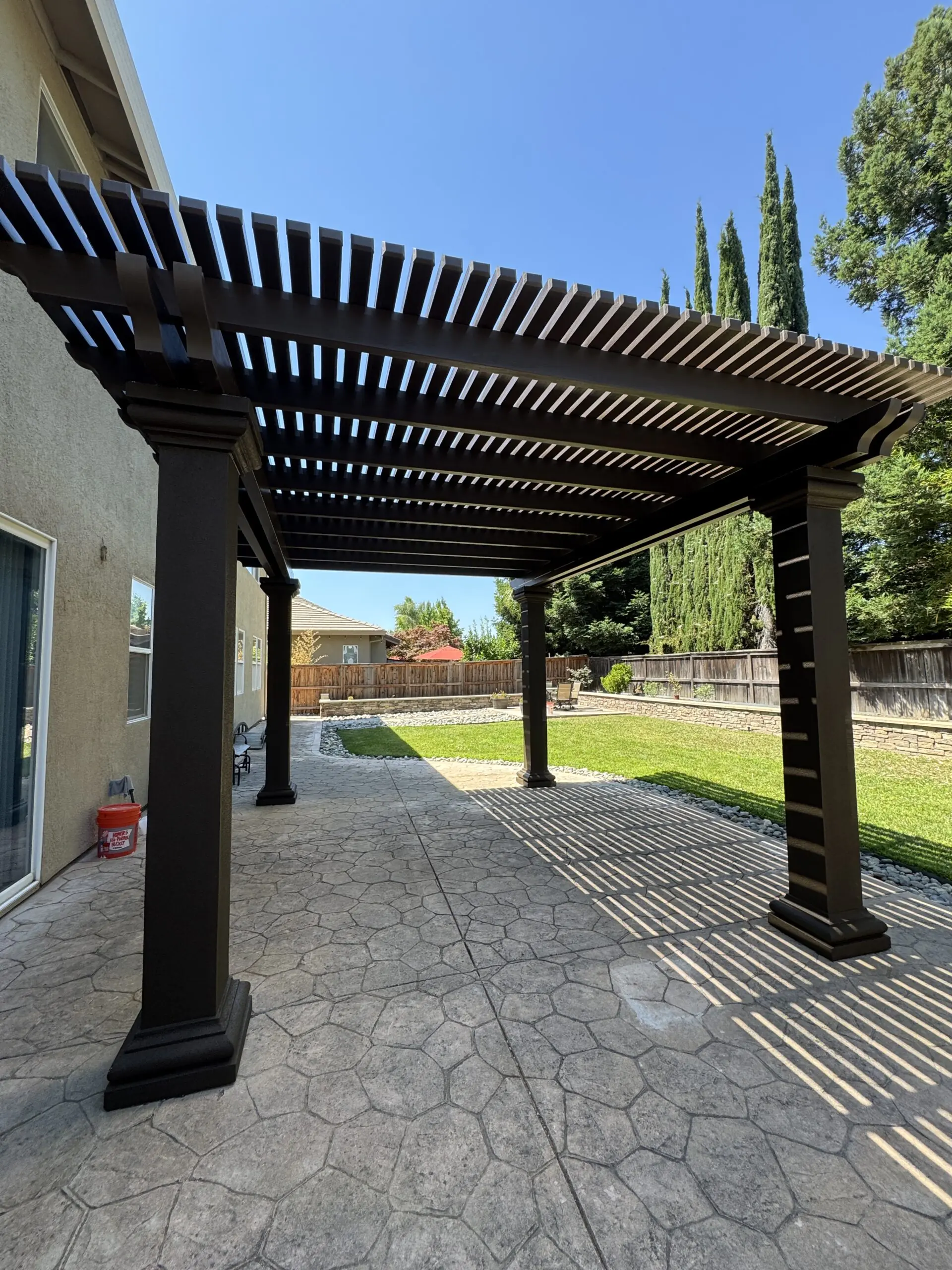 Lattice patio covers